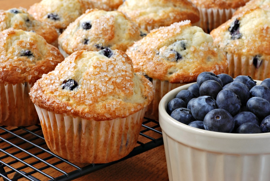 Berry good blueberry muffins. 