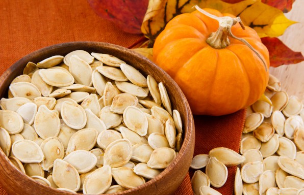 Appetizer Spicy Roasted Pumpkin Seeds