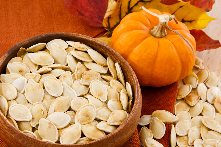 Appetizer Spicy Roasted Pumpkin Seeds