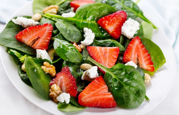 Strawberry Spinach Salad