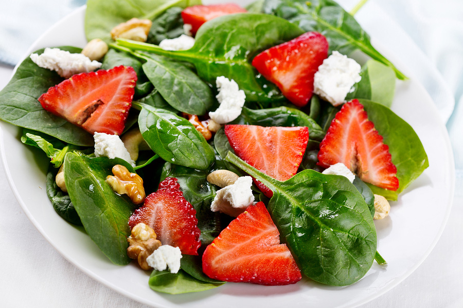 Strawberry Spinach Salad