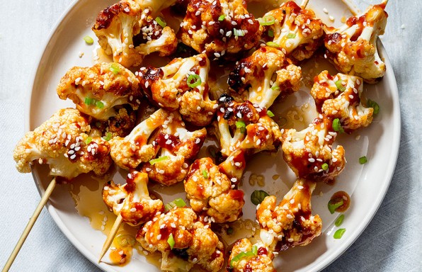 Zoye Spicy Chinese Cauliflower Skewers