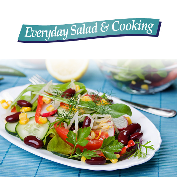 everyday salad and cooking vegetable oil