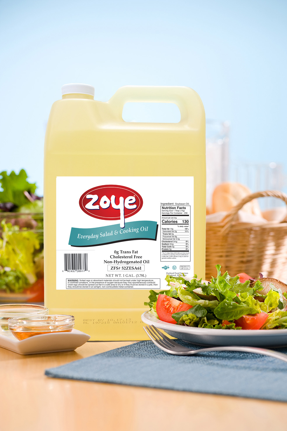 Zoye Everyday Salad & Cooking Oil with salads Zoye Everyday Salad & Cooking Oil with salads